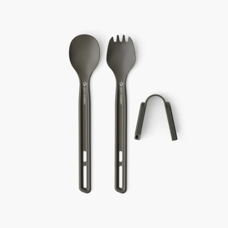 Sea To Summit Frontier Ultralight Cutlery Set - 2 Piece Long Handle Spoon And Spork